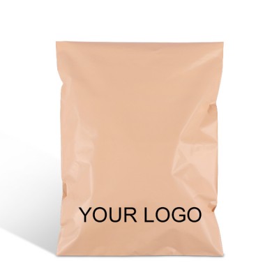 custom print logo holographic patterned poly mailer envelope postal mail shipping plastic bag in indonesia