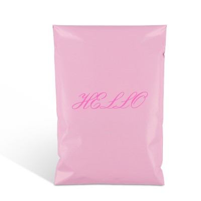 high quality heat seal pink mailers envelopes plastic courier packing bag for air shipping post